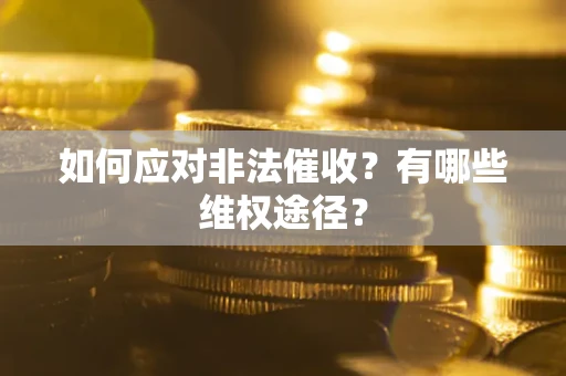 济南如何应对非法催收？有哪些维权途径？