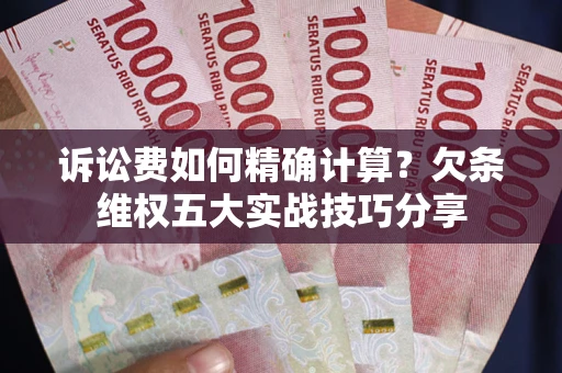 济南诉讼费如何精确计算？欠条维权五大实战技巧分享