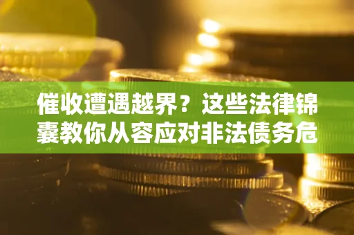 济南催收遭遇越界？这些法律锦囊教你从容应对非法债务危机